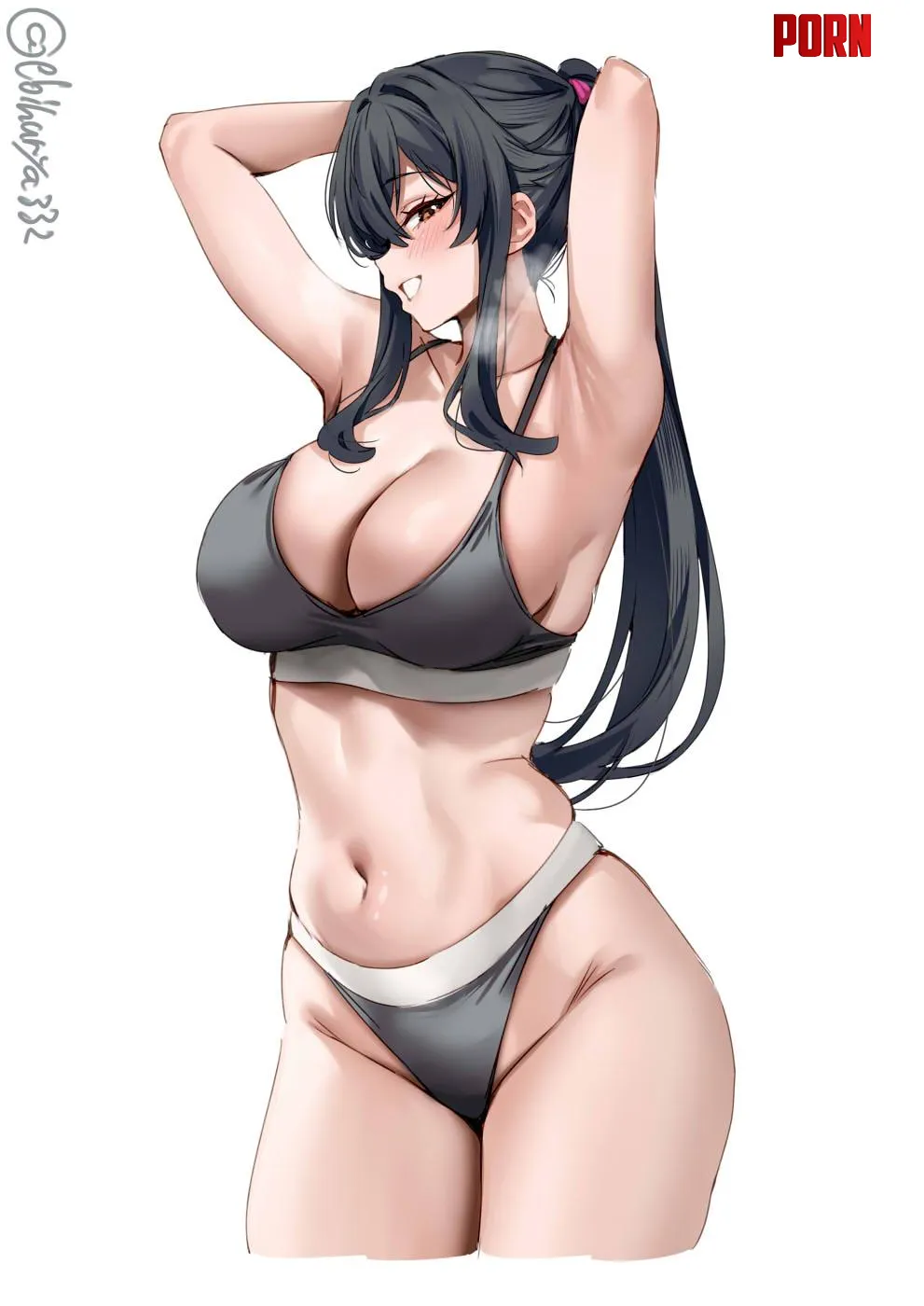 Sports Bra/Panties Yahagi (Ebifurya) [KanColle] by llamanatee