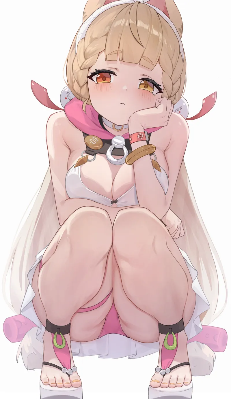 Thumbnail Alice Thymefield's Seductive Pose in Zenless Zone Zero