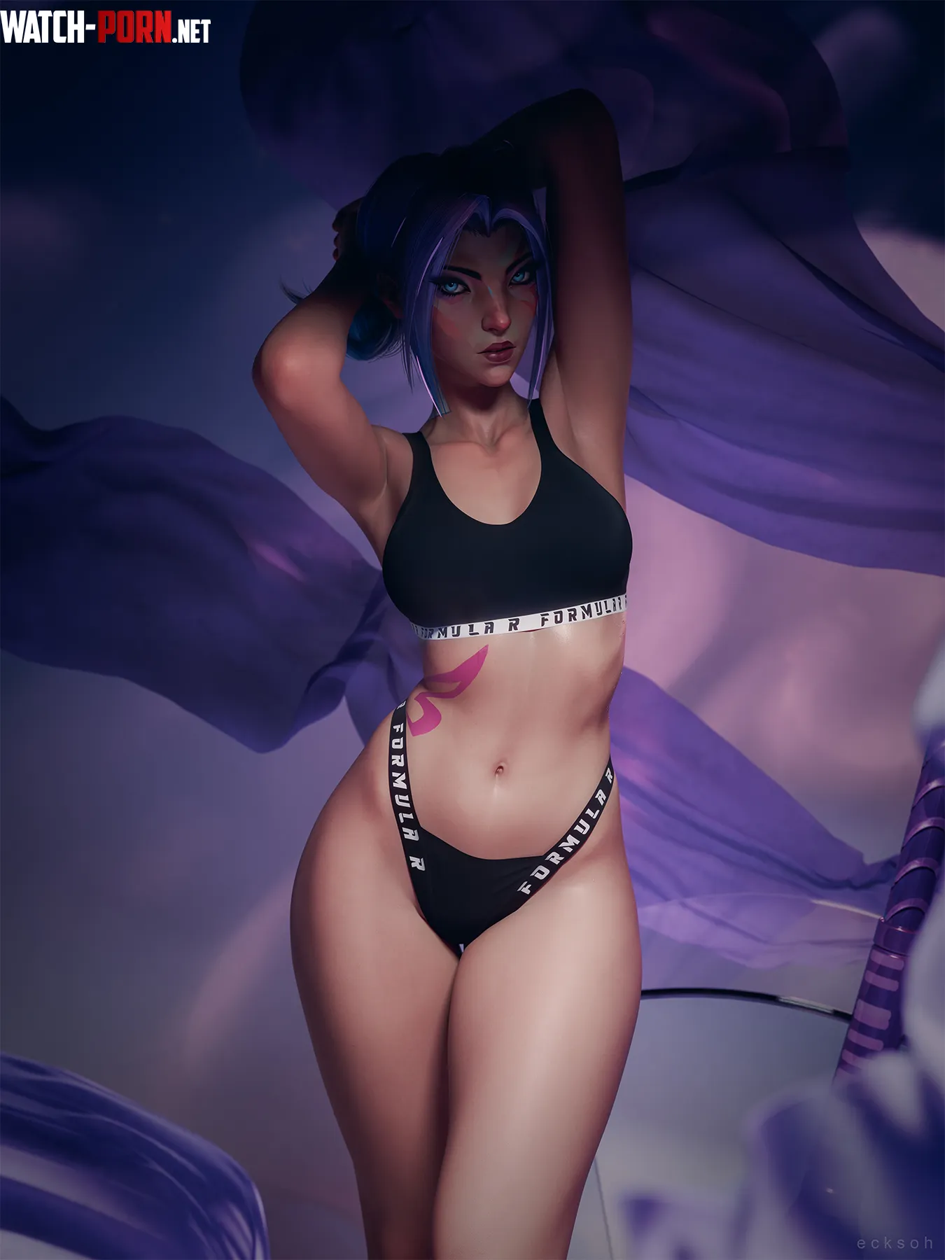 Psylocke (ecksoh) [Marvel Rivals] by Poke-Oji