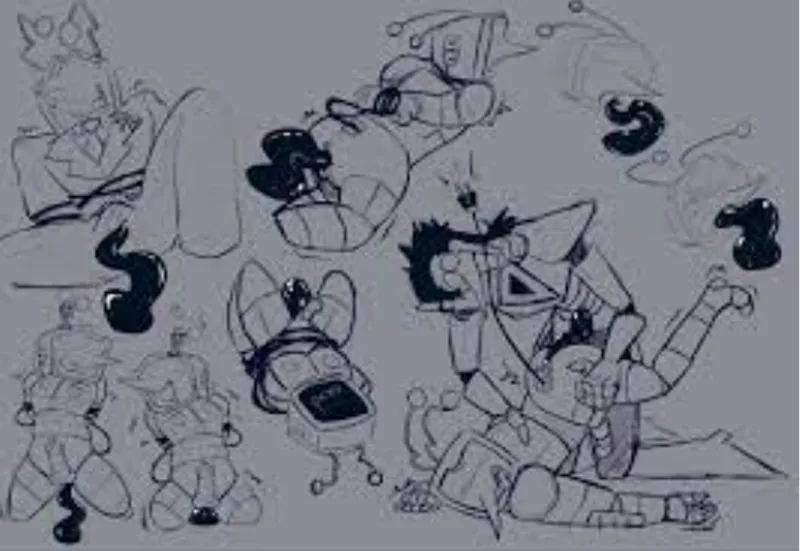 Thumbnail Diferentes Poses para Spamton: Tenna en el Fandom de UnderTail