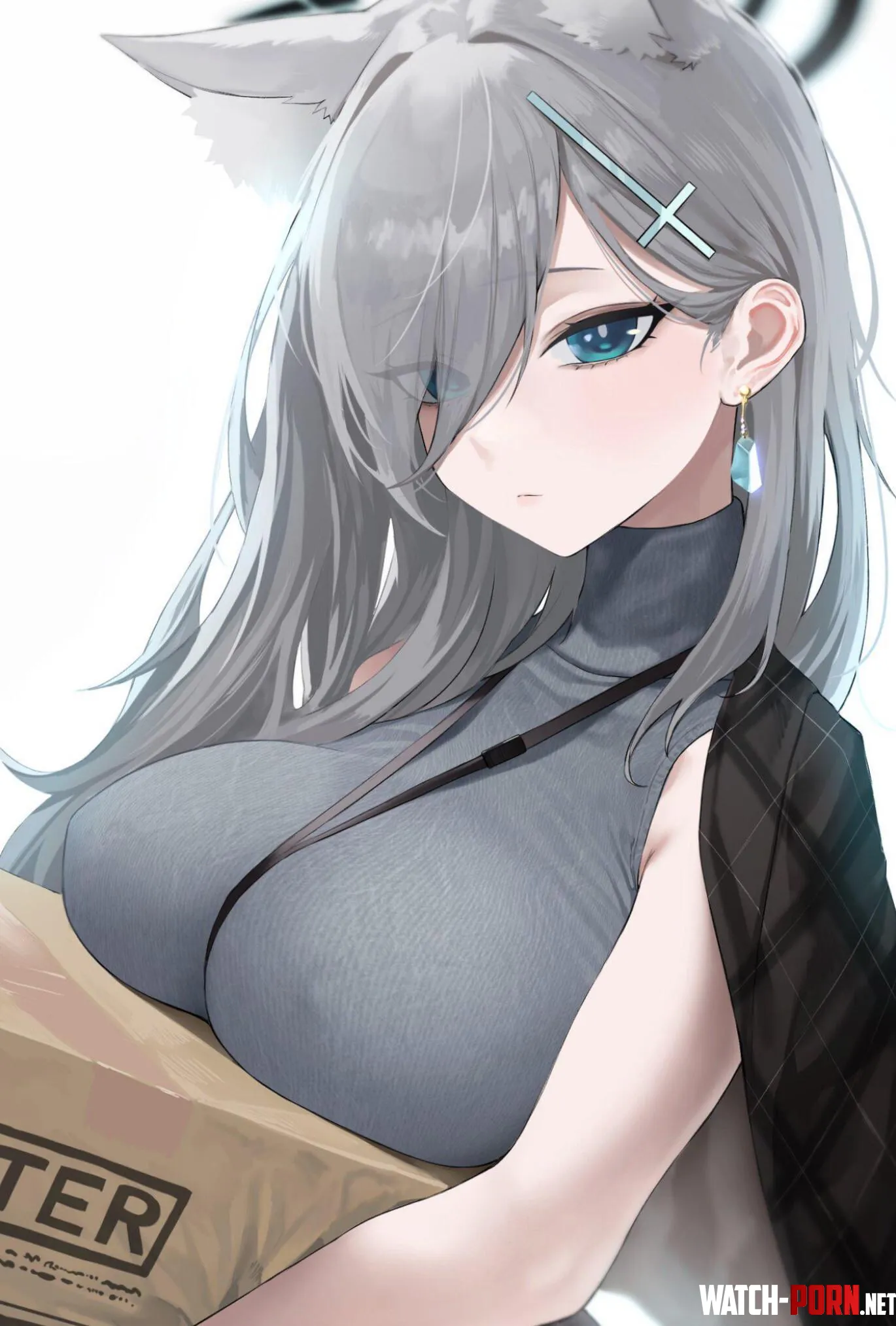 OL Shiroko Terror carrying a box by Qumurdetyi