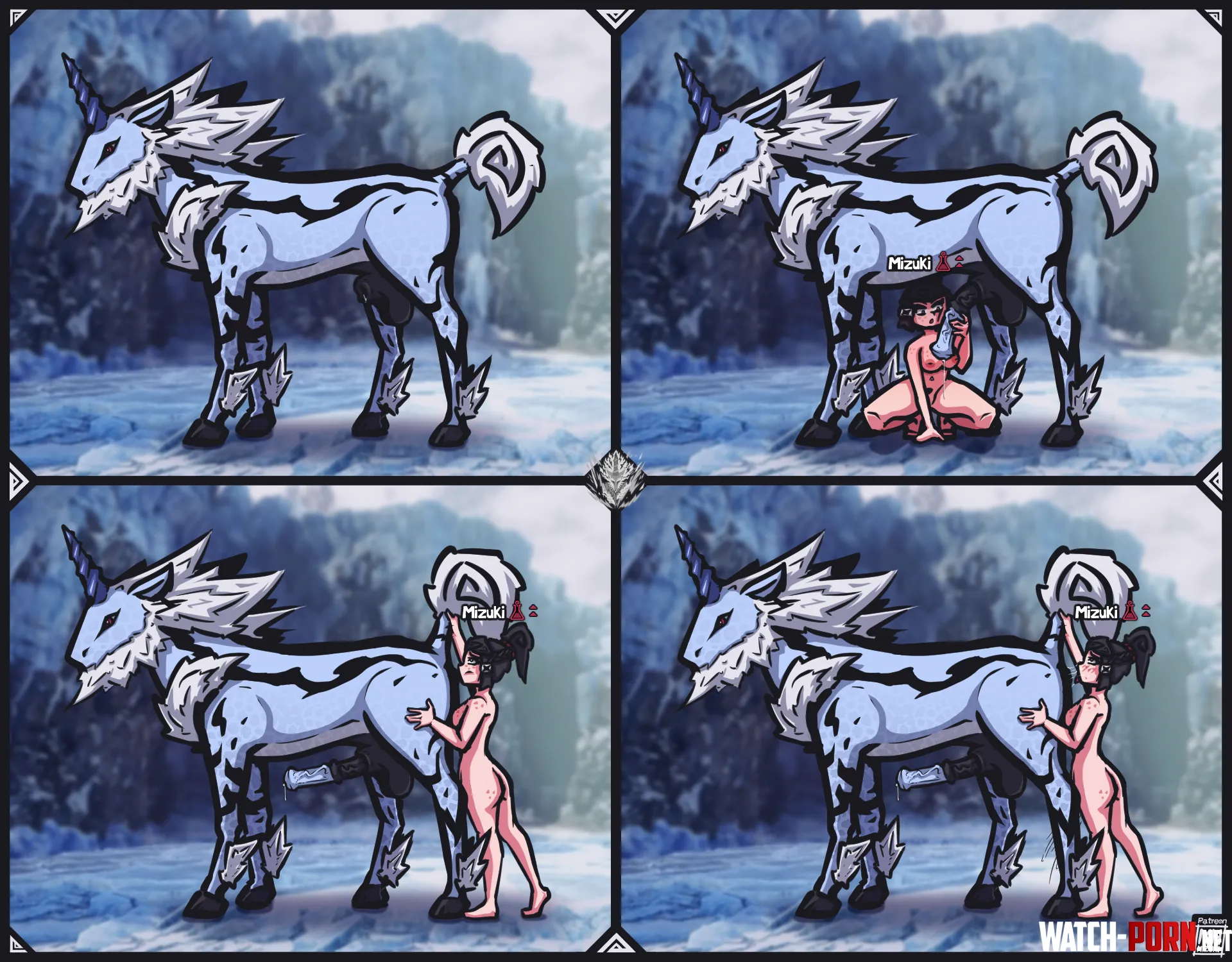 Mizuki's Hunting Diary 13 - [Kirin] 🐴⚡ / art by me (MH Mizuki) by mizuxtsune_spoods