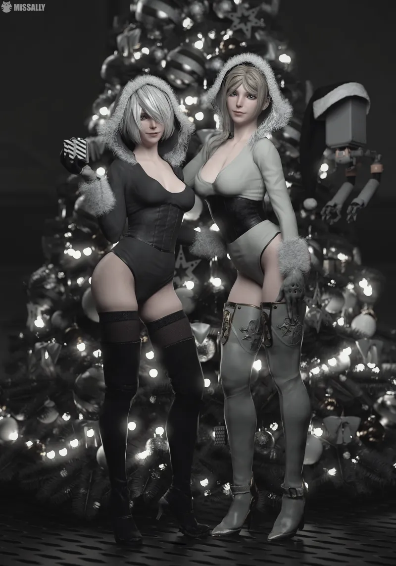 Thumbnail Double Trouble: 2B and Commander White's Adventure | MissAlienAlly