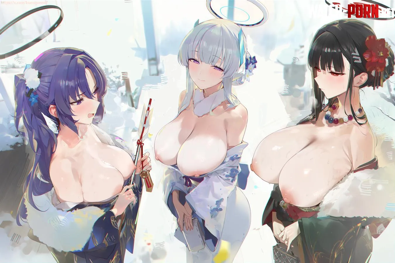 Everyone's showing them off (misaka 12003-gou) [blue archive] by Da_Darius