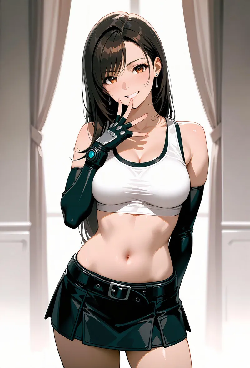 Thumbnail Tifa Lockhart FFVII: Iconic Anime Figure by WoolsonDaSheep