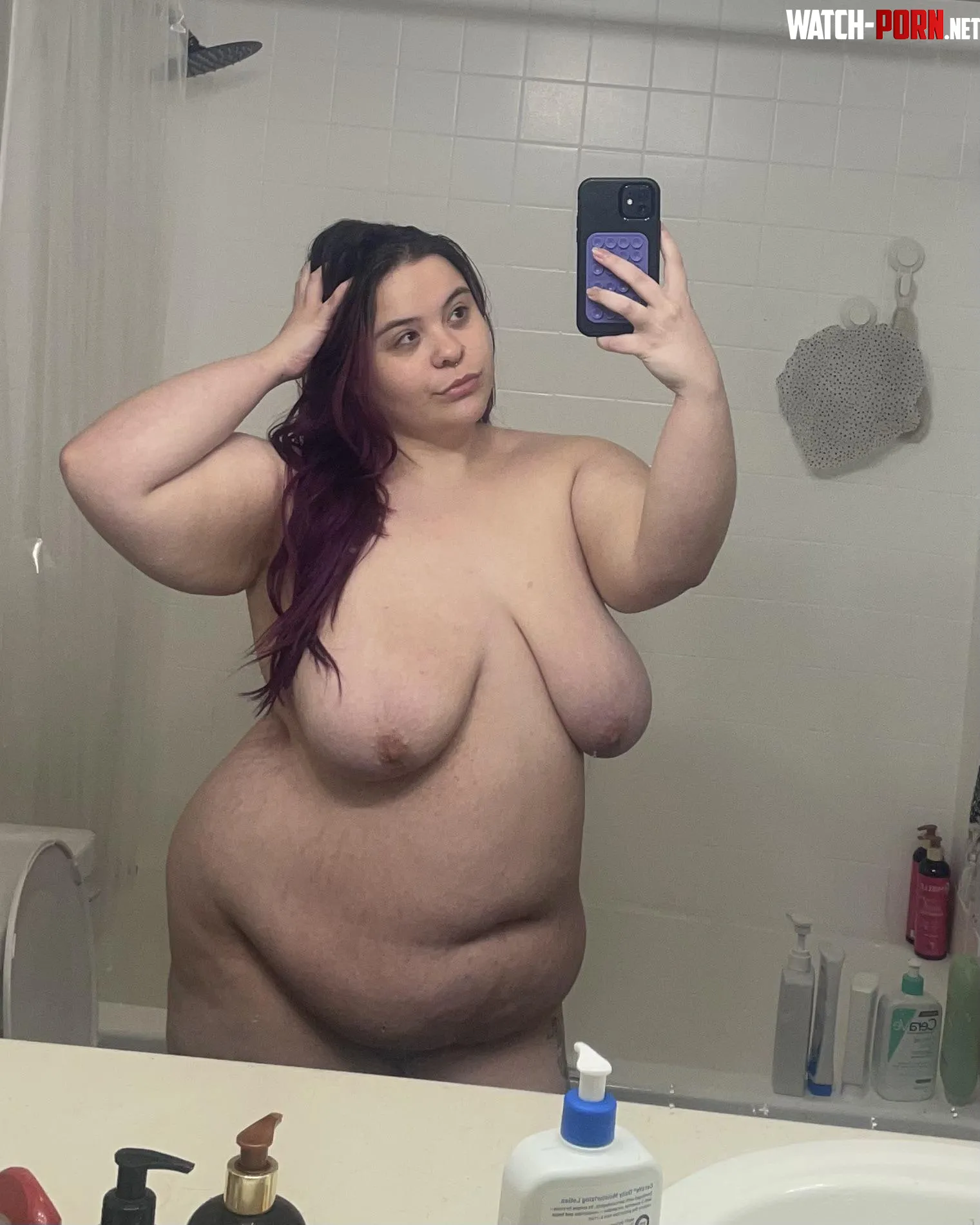 tummy out, tits hanging, soaked by OnlyDaniDavila
