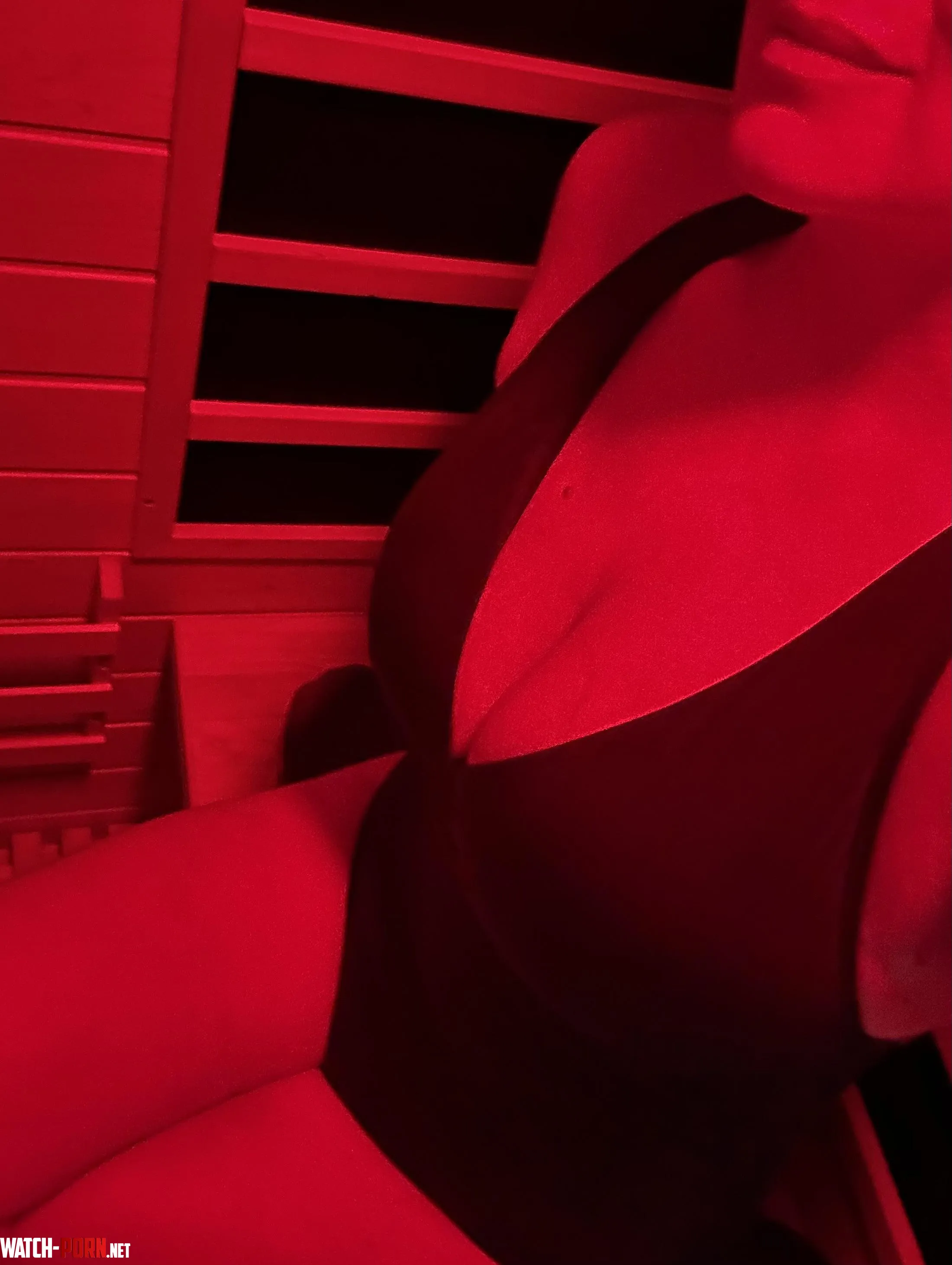 Wife sent me this from the sauna by Pnwwife79