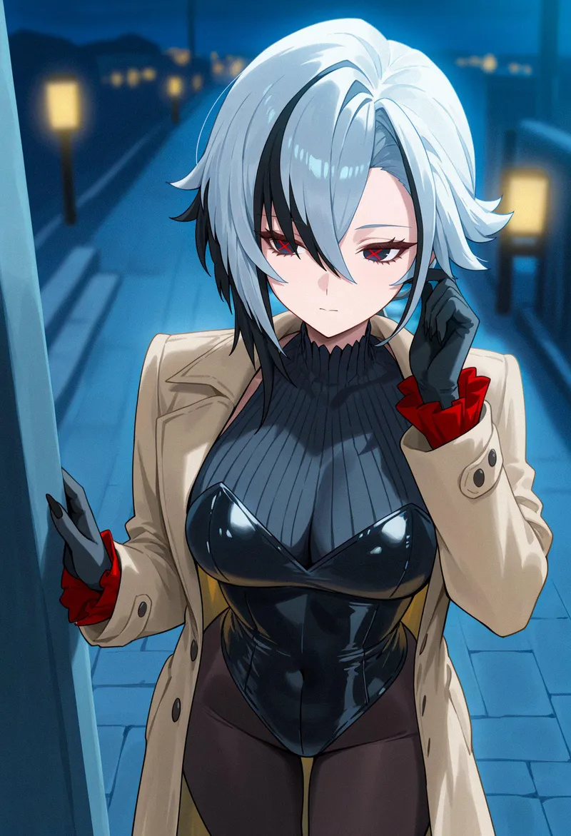 Thumbnail Dive into Arlecchino's Anime Bodysuit by WoolsonDaSheep