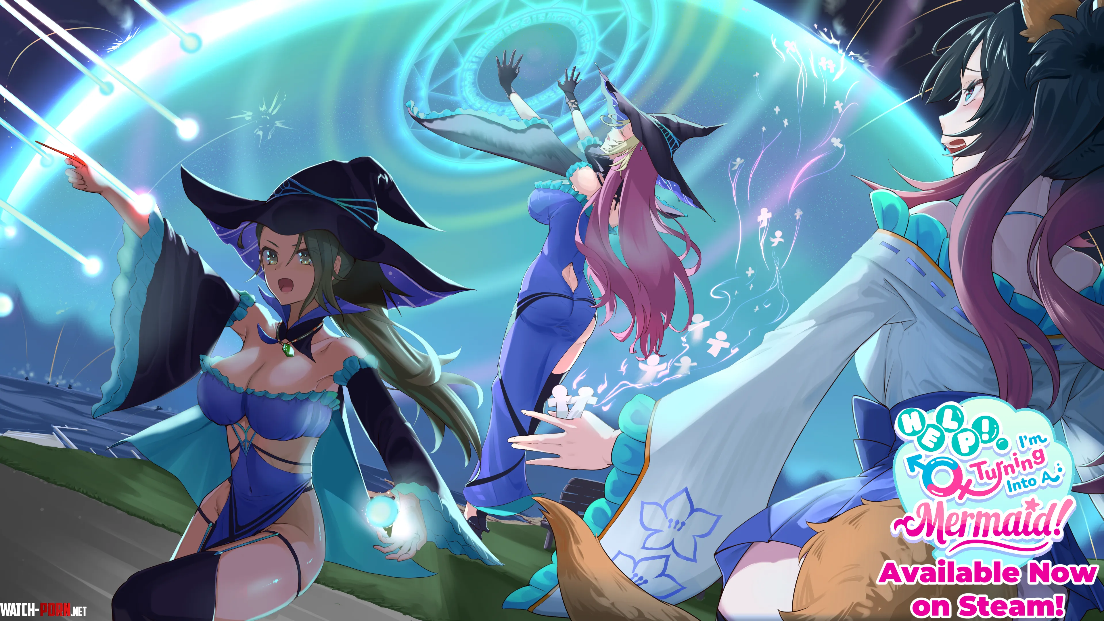 Gender Bent Witches Save The City by LachedUpGames