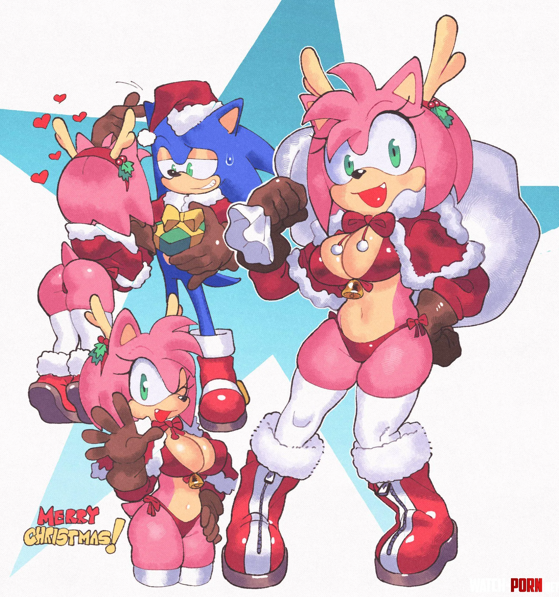 Artist [inkerton-kun] Amy (F) Sonic (M) by Minochu96
