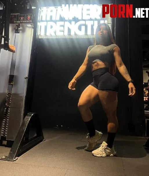 Striking a pose before crushing my gym workout by Real-Diver8010