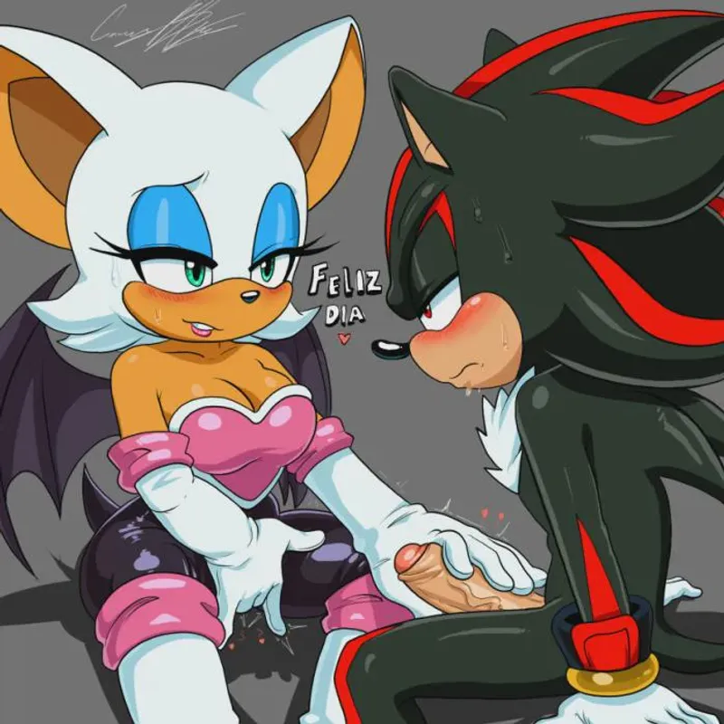 Thumbnail Rouge the Bat x Shadow the Hedgehog: SonicPorn Art