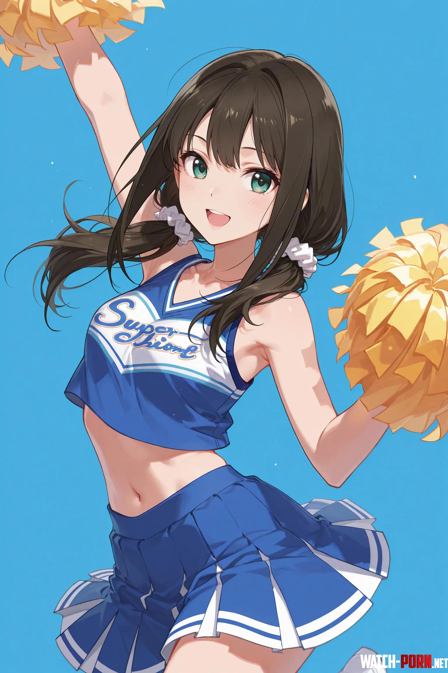Cheerleader Rin Shibuya [Idolmaster] by WoolsonDaSheep