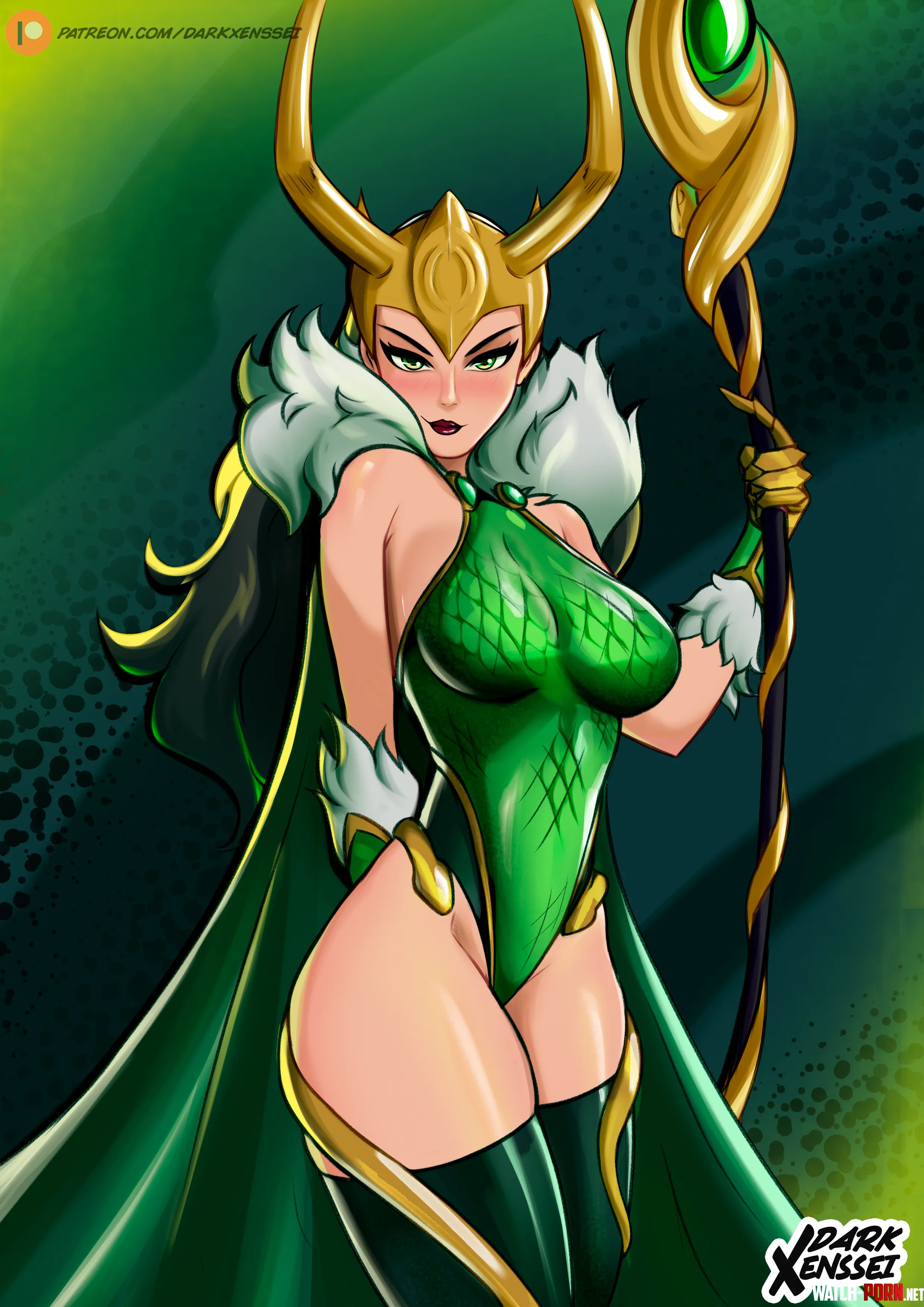 Lady Loki juicy thighs (darkXenssei) [Marvel Rivals] by DarkXenssei