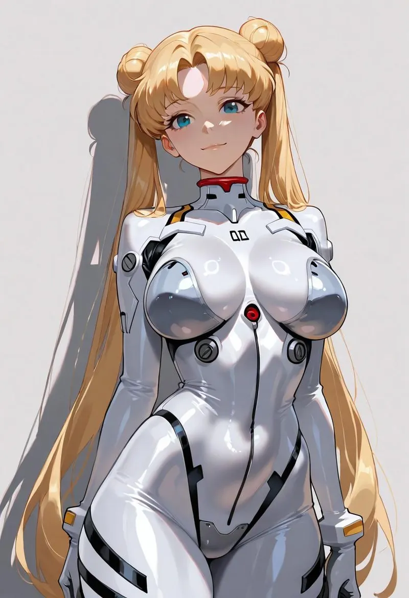 Thumbnail Usagi Tsukino Stuns in Anime Bodysuit Art by WoolsonDaSheep