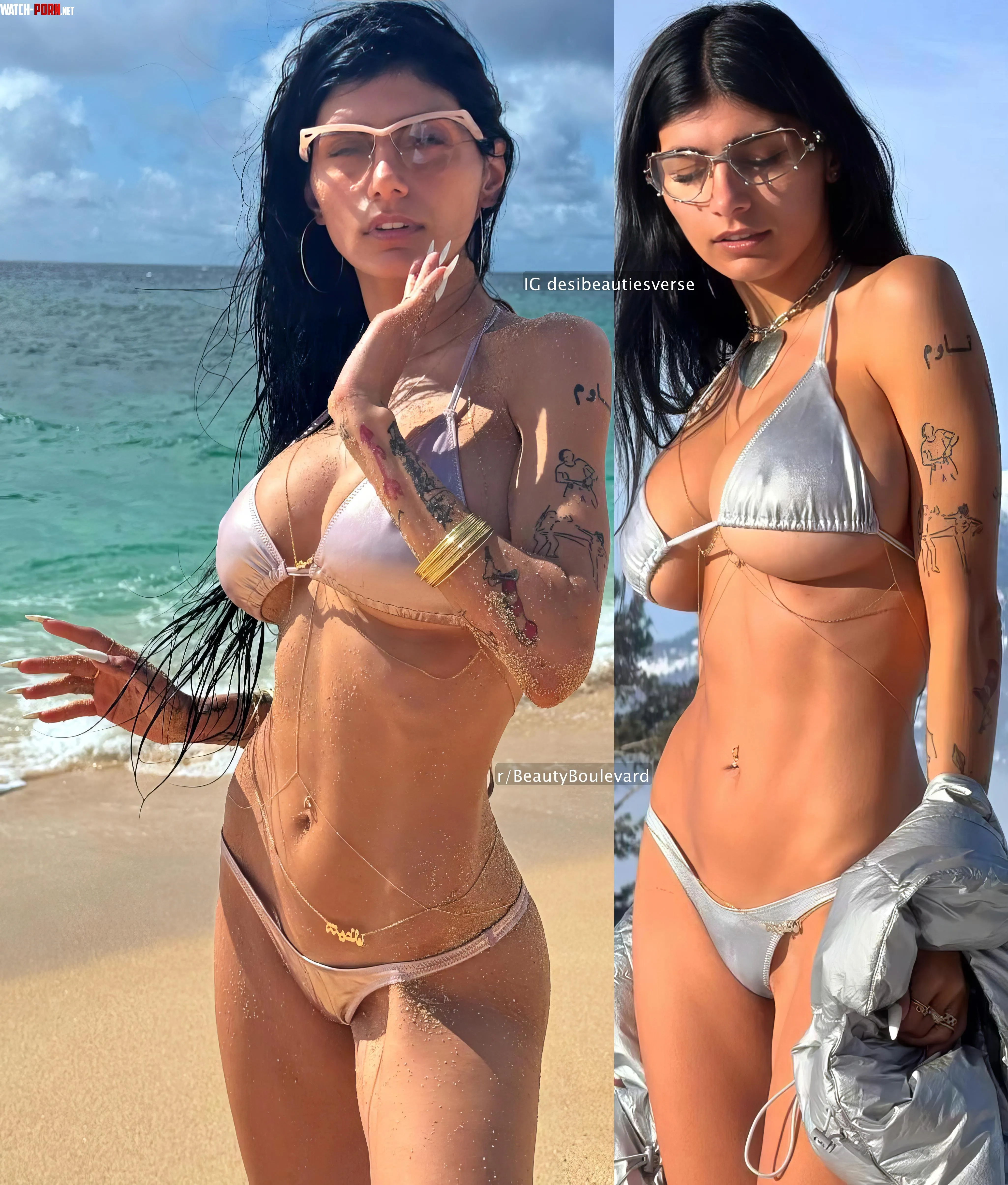 Mia Khalifa could be the ambassador for body jewellery and fancy bikinis by CarolinaDelgado