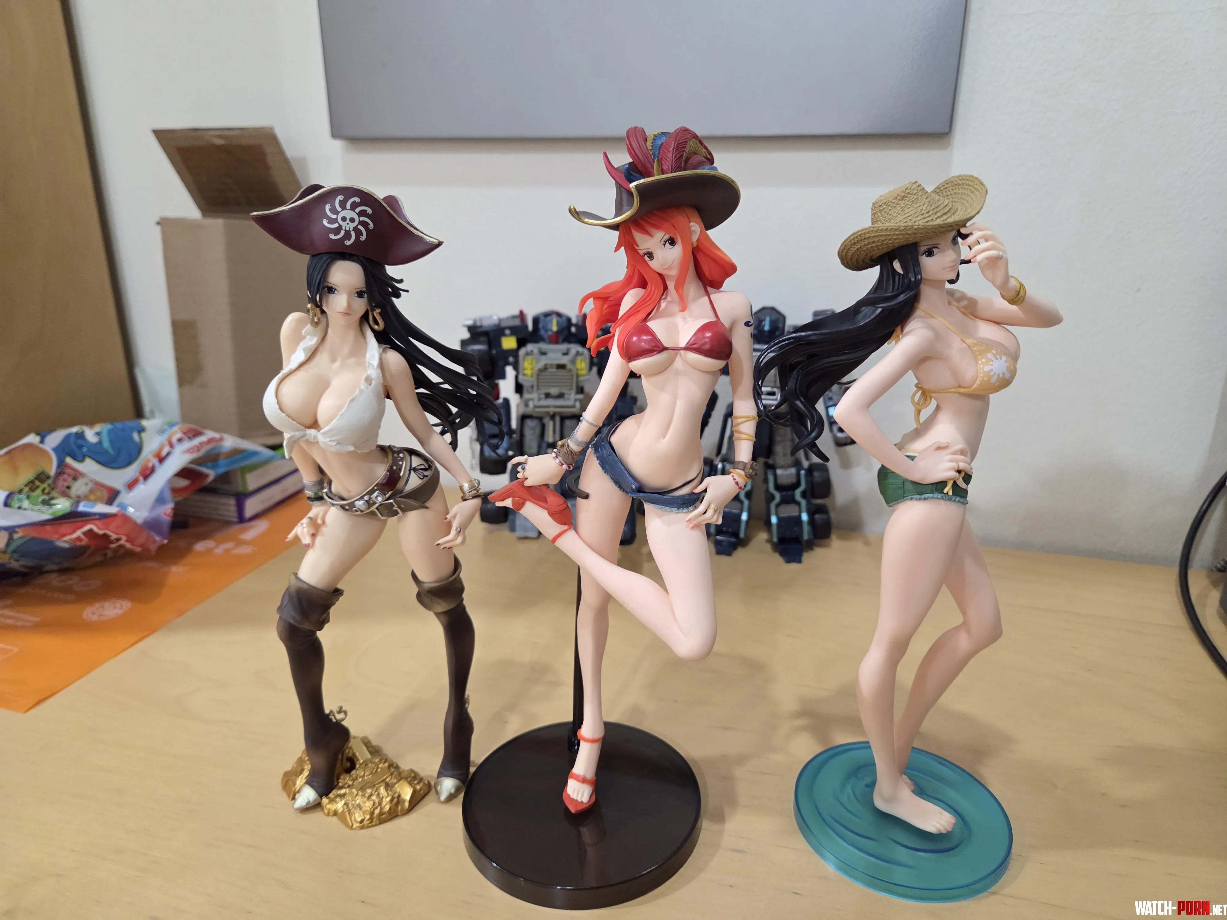 My Boa Hancock, Nami and Nico Robin figures [Banpresto] by Terran117