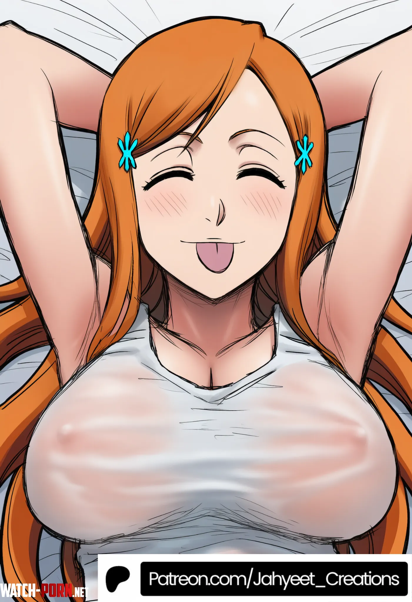 Orihime is very gifted(Jahyeet_Creations) by blowjobcurious