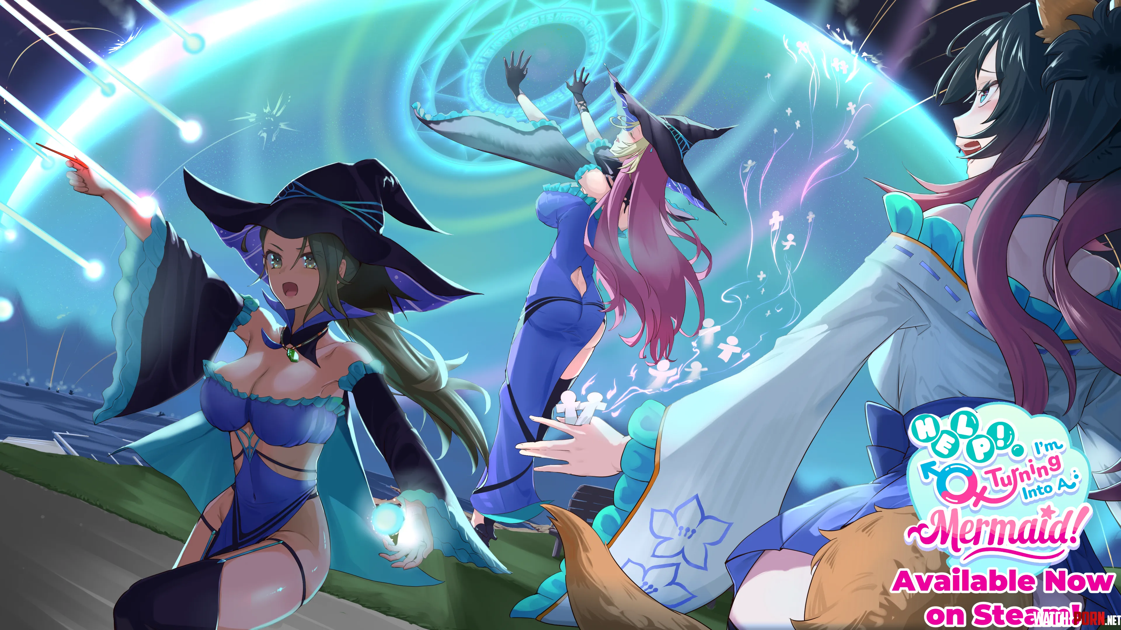 Gender Bent Witches Save The City by LachedUpGames