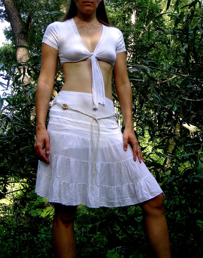 Thumbnail Exploring White Outfits in the Park by isa_bea | NSFW Outfits