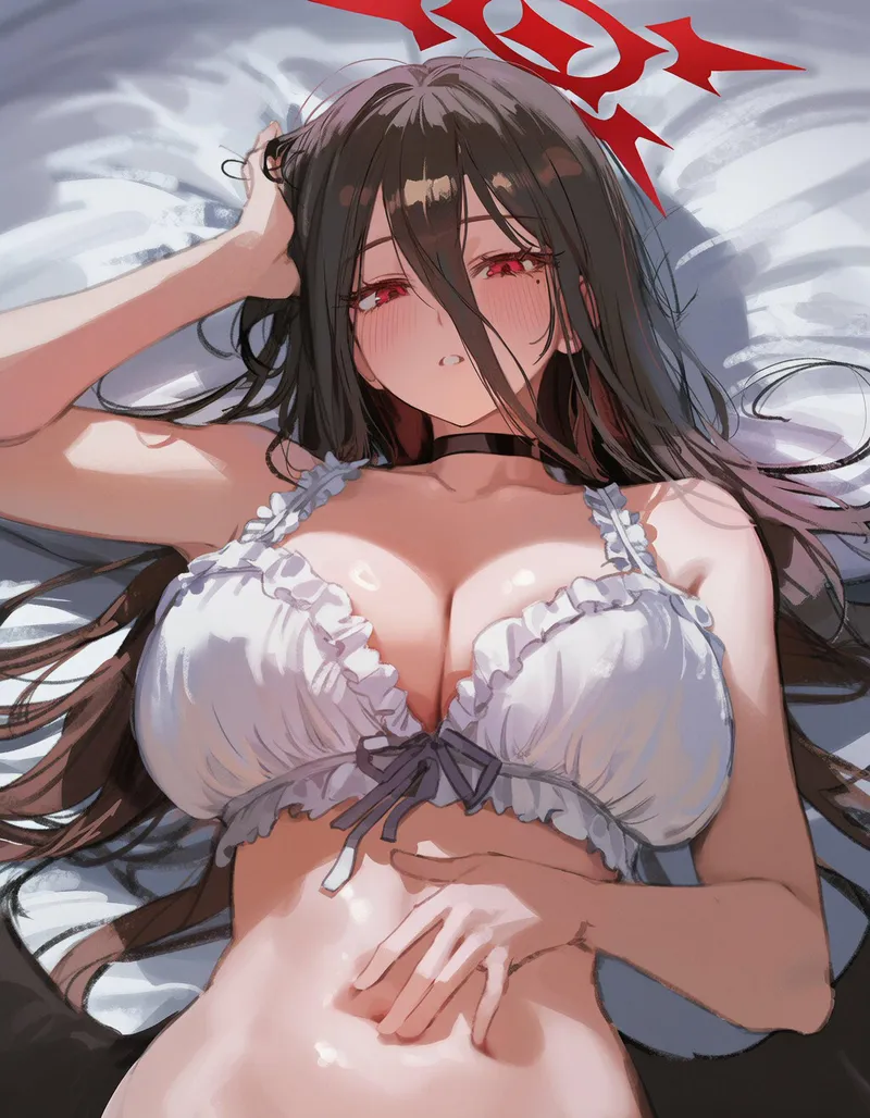 Thumbnail Beautiful Hanekawa: Blue Archive's Delight by WoolsonDaSheep | OppaiLove