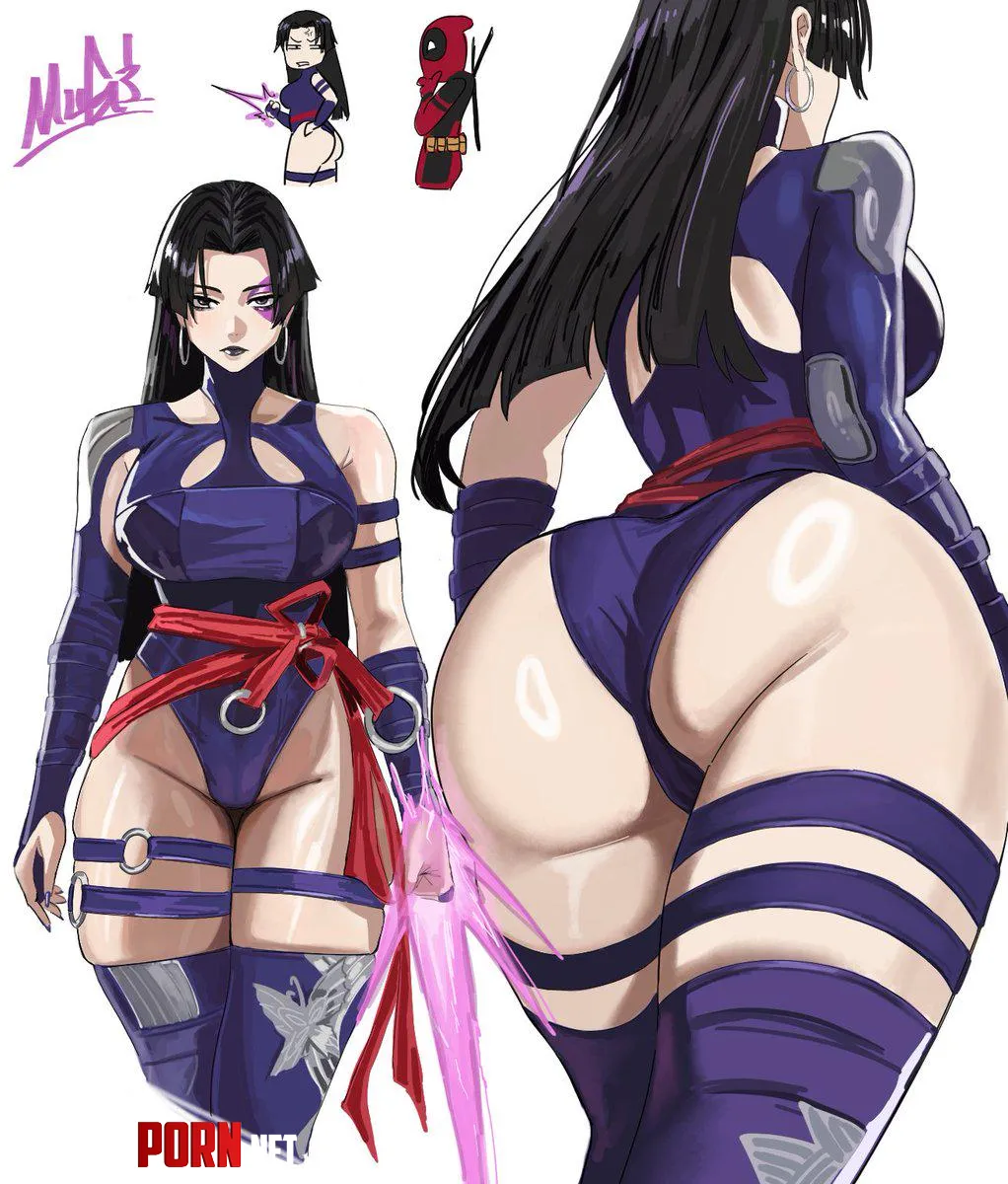 Psylocke (mugit49) by honeycurll