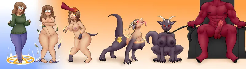 Thumbnail Demon Pet Transformation Art By Salisha