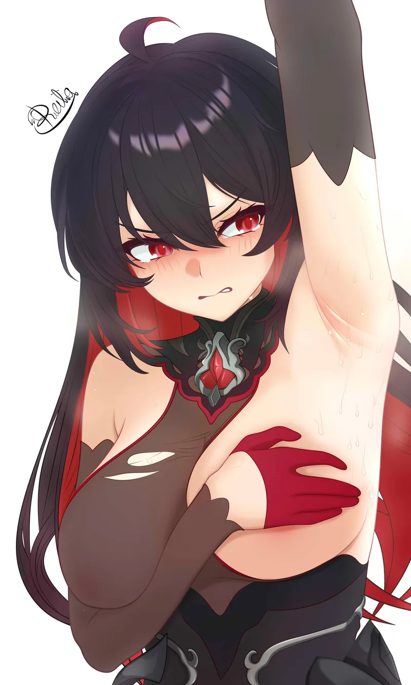 Thumbnail TheRoySez Presents Seele Vollerei's Red Version in AnimeArmpits