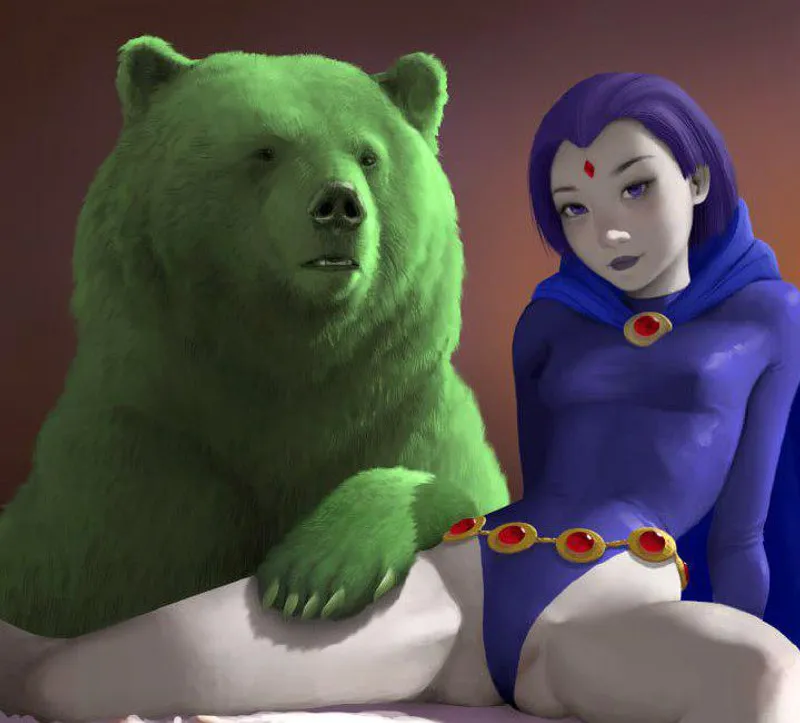 Thumbnail Raven x Beast Boy: Passion Unleashed by CheekyHalowx | TeenTitansPorn