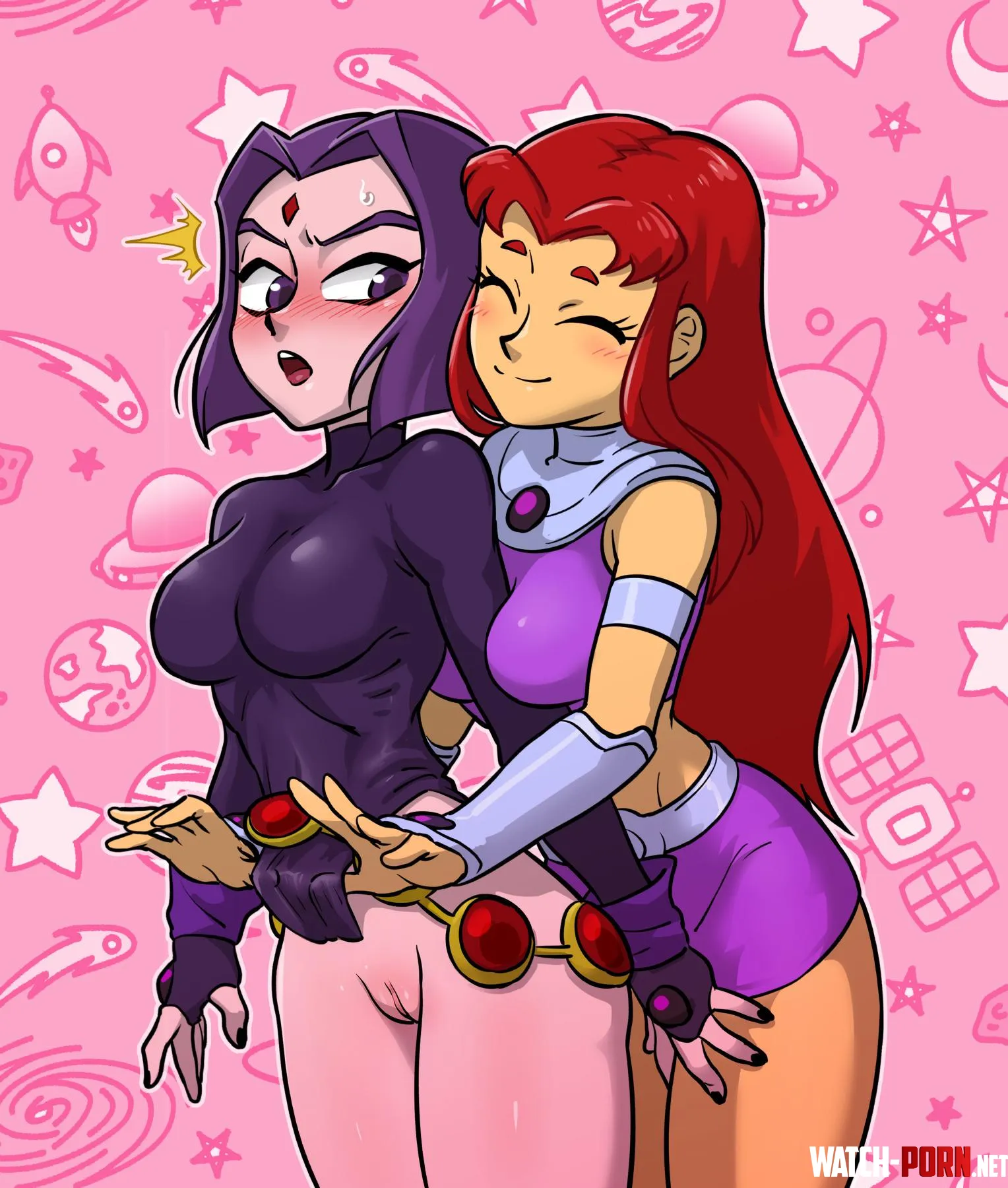 Starfire gets things started with Raven (centinel303) by Soft-Pangolin-837