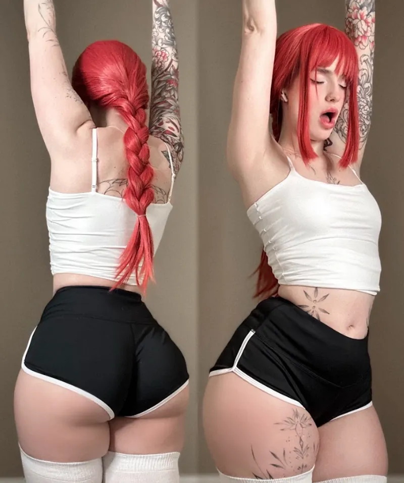 Thumbnail Discover the Charm of Cosplaygirls with Makima from Chainsaw Man by TheRealKhaleesiBB