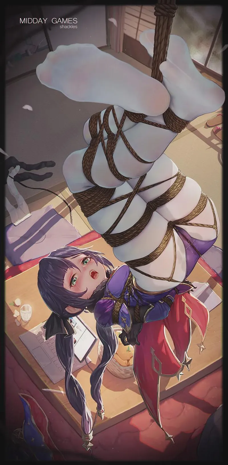 Thumbnail Mona's Suspension Artwork on Pixiv Revealed by candy_pearll