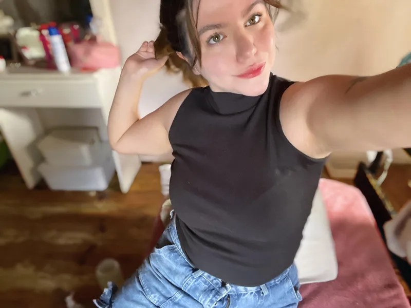 Thumbnail All Eyes on Me: Soft Curves in a Crop Top by Fast_crazy122