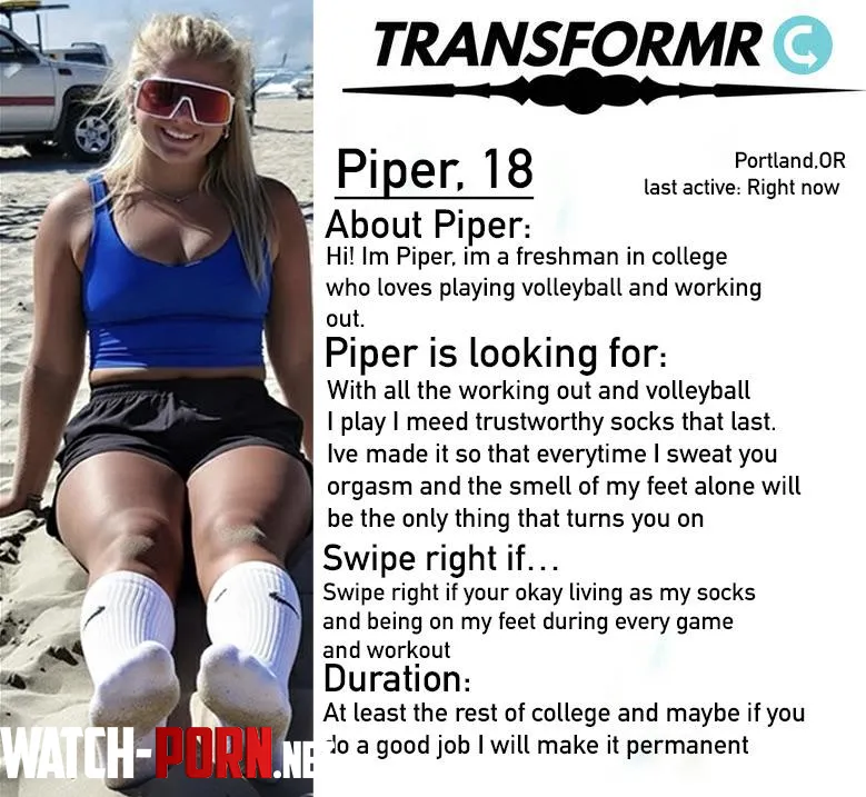 OC/ would you be pipers socks? by Valuable-Name5815