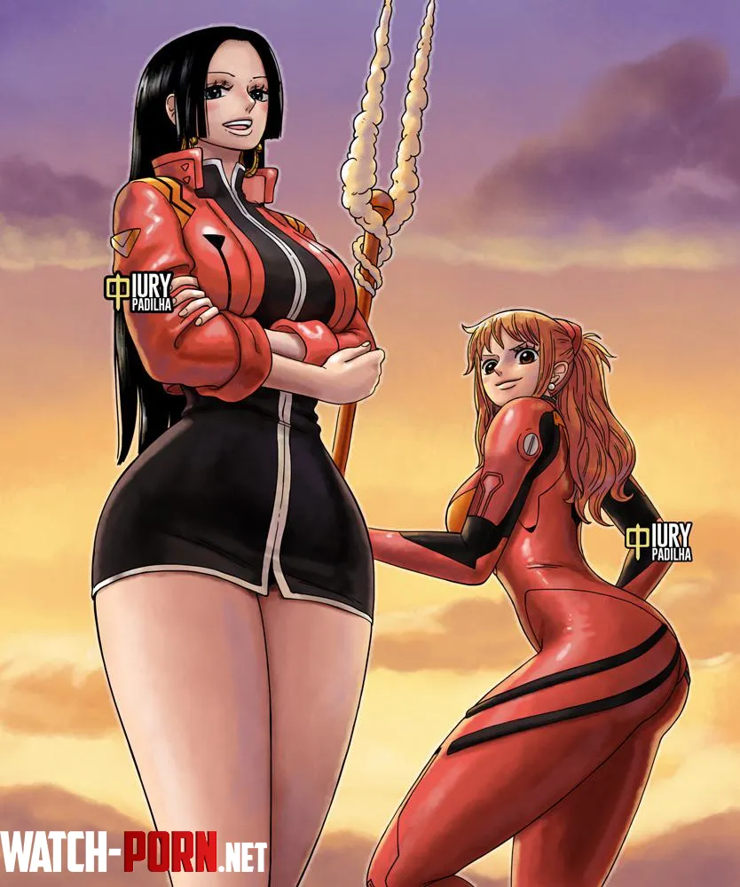 Boa & Nami x Evangelion by Silent_Steak_9540
