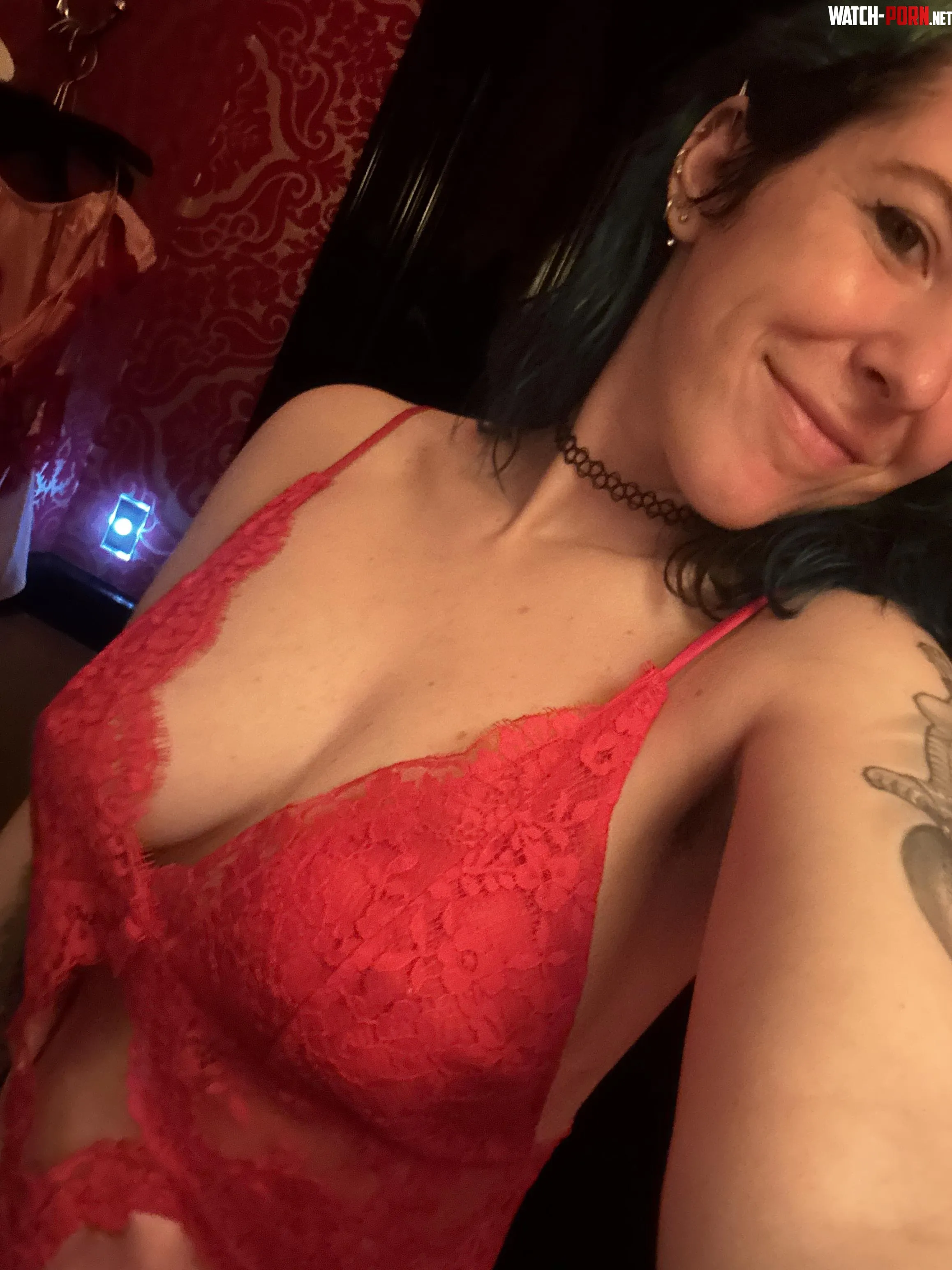 Trying on some lace for V-day plans by sirenskiss3