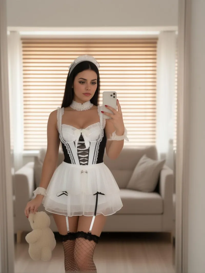 Thumbnail Serve Sweetness with a Smirk in frenchmaid by BubblyButSpicy