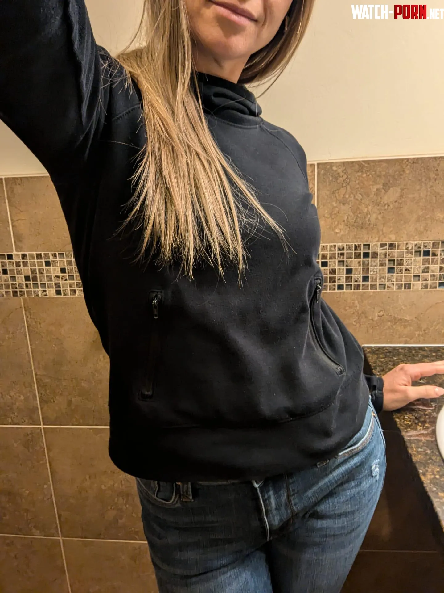 A SFW picture today :) taken from the bathroom at work lol by HotwifeLife1991