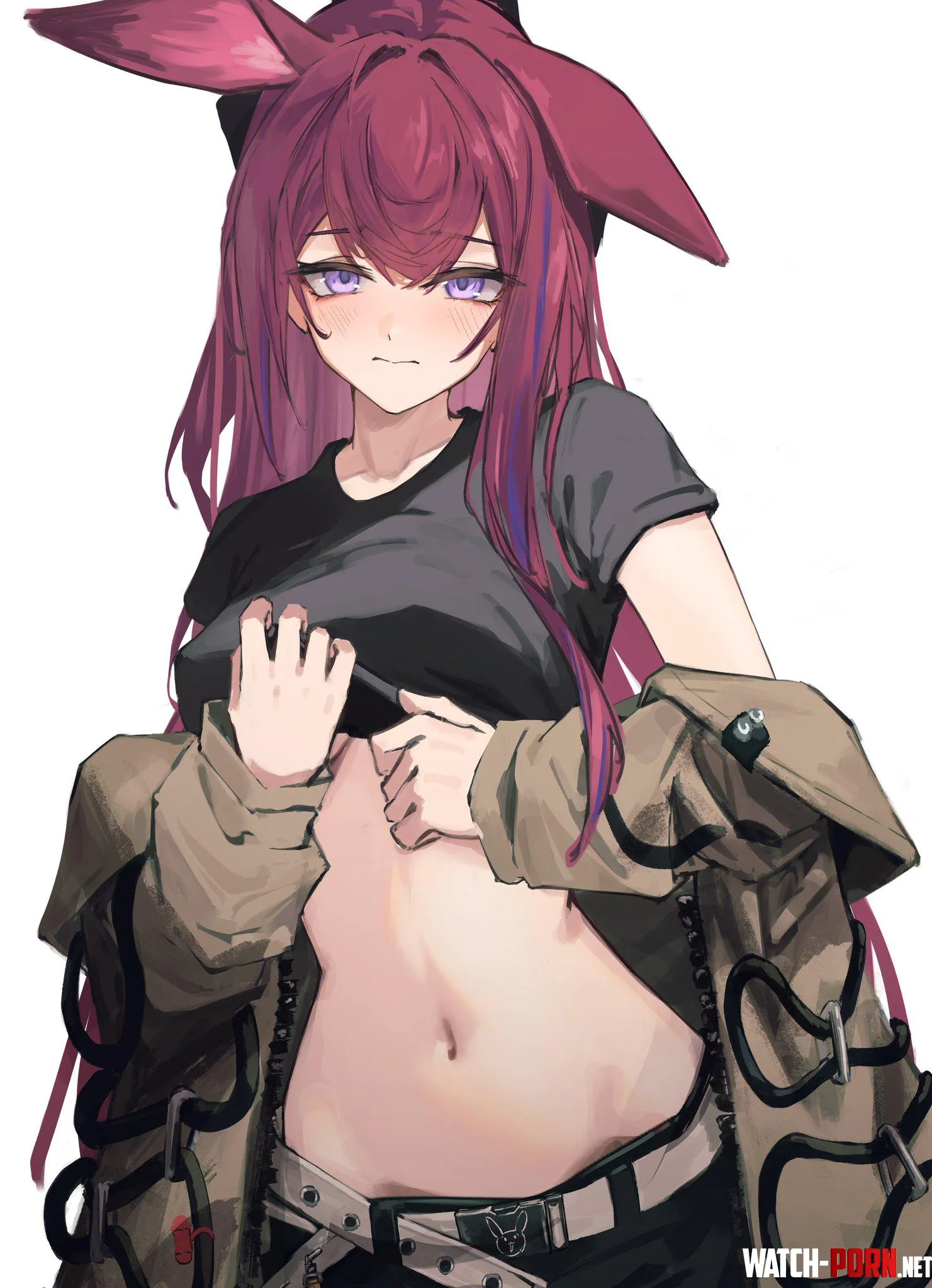 Ray's midriff [Arknights] by marxsander2016