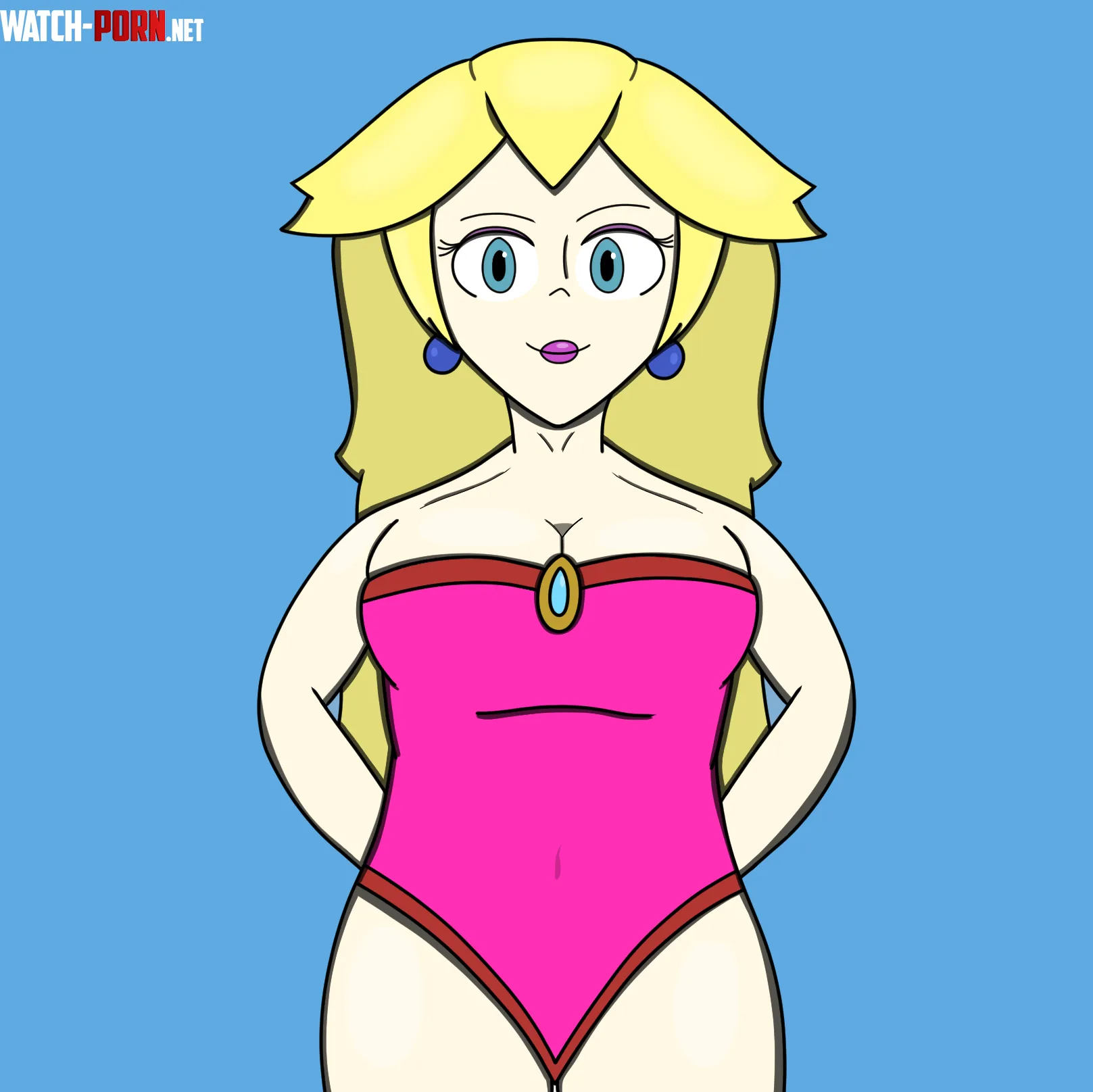 Swimsuit Peach by Rosalina_fan_69