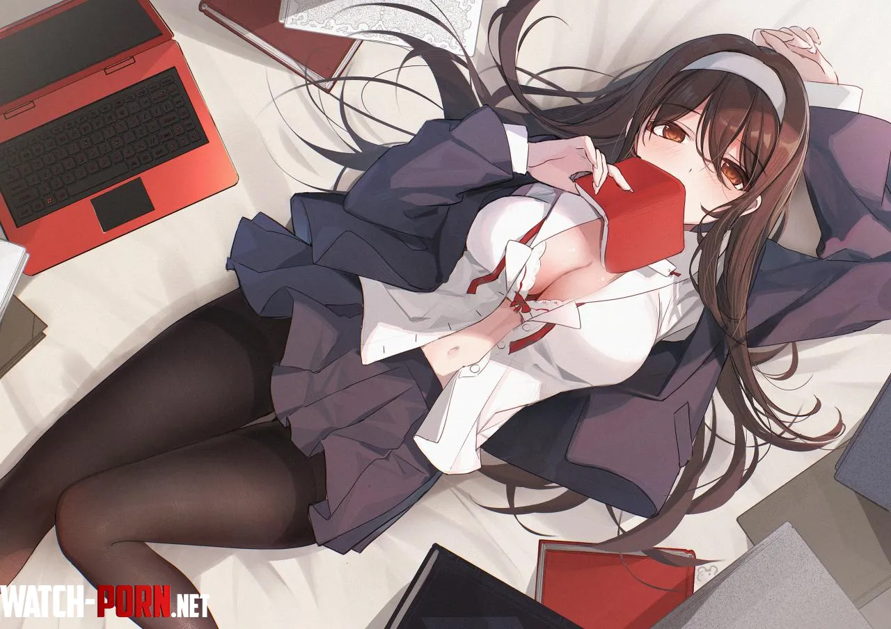 Utah chilling in bed [Saekano: How to Raise a Boring Girlfriend] by marxsander2016
