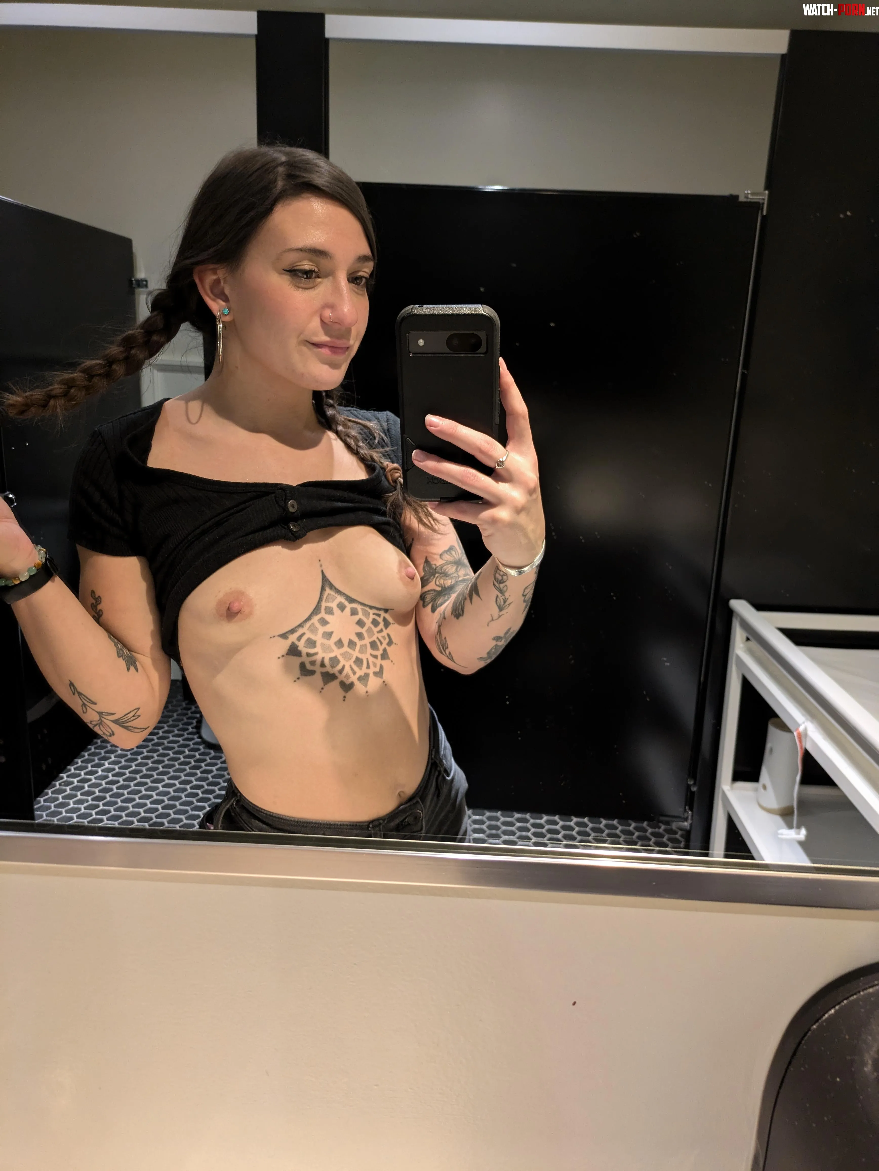 Tiny work titties by gabbywoods_