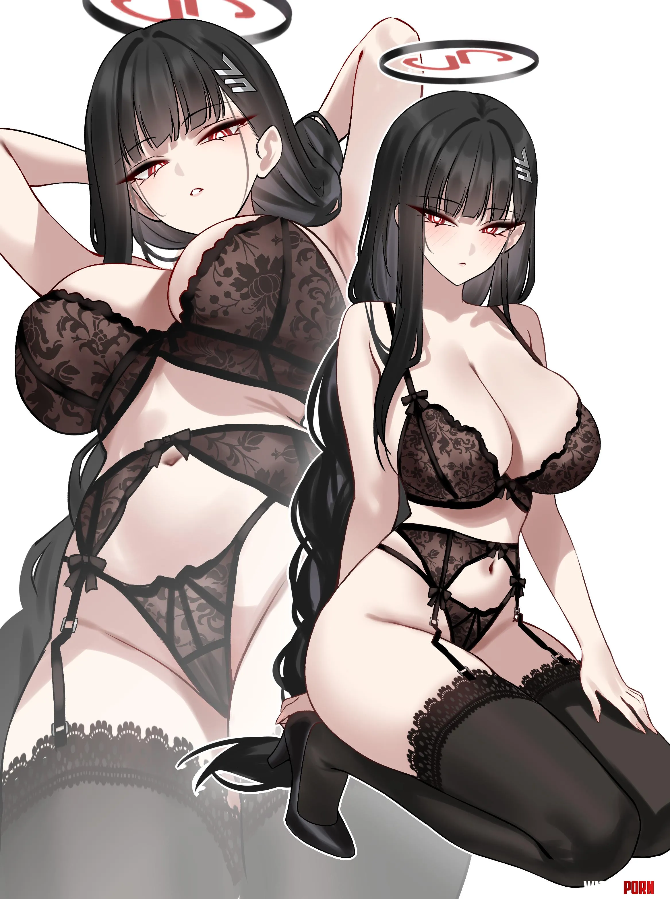 Rio in lingerie [Blue Archive] by xSaviour_N