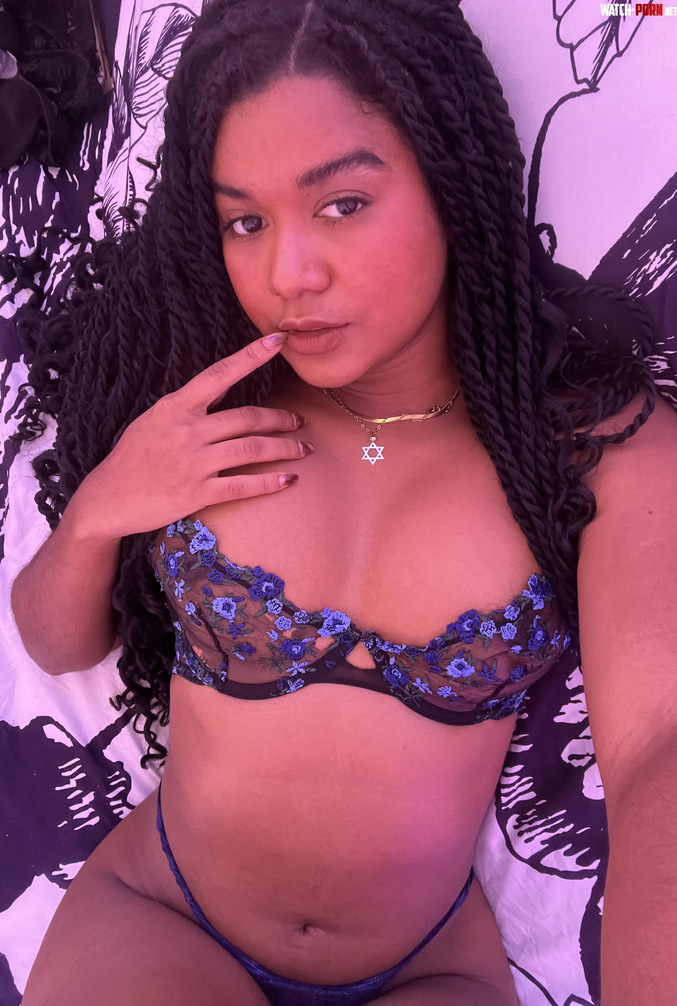 A hot black chick on your feed by PixieCrumbss