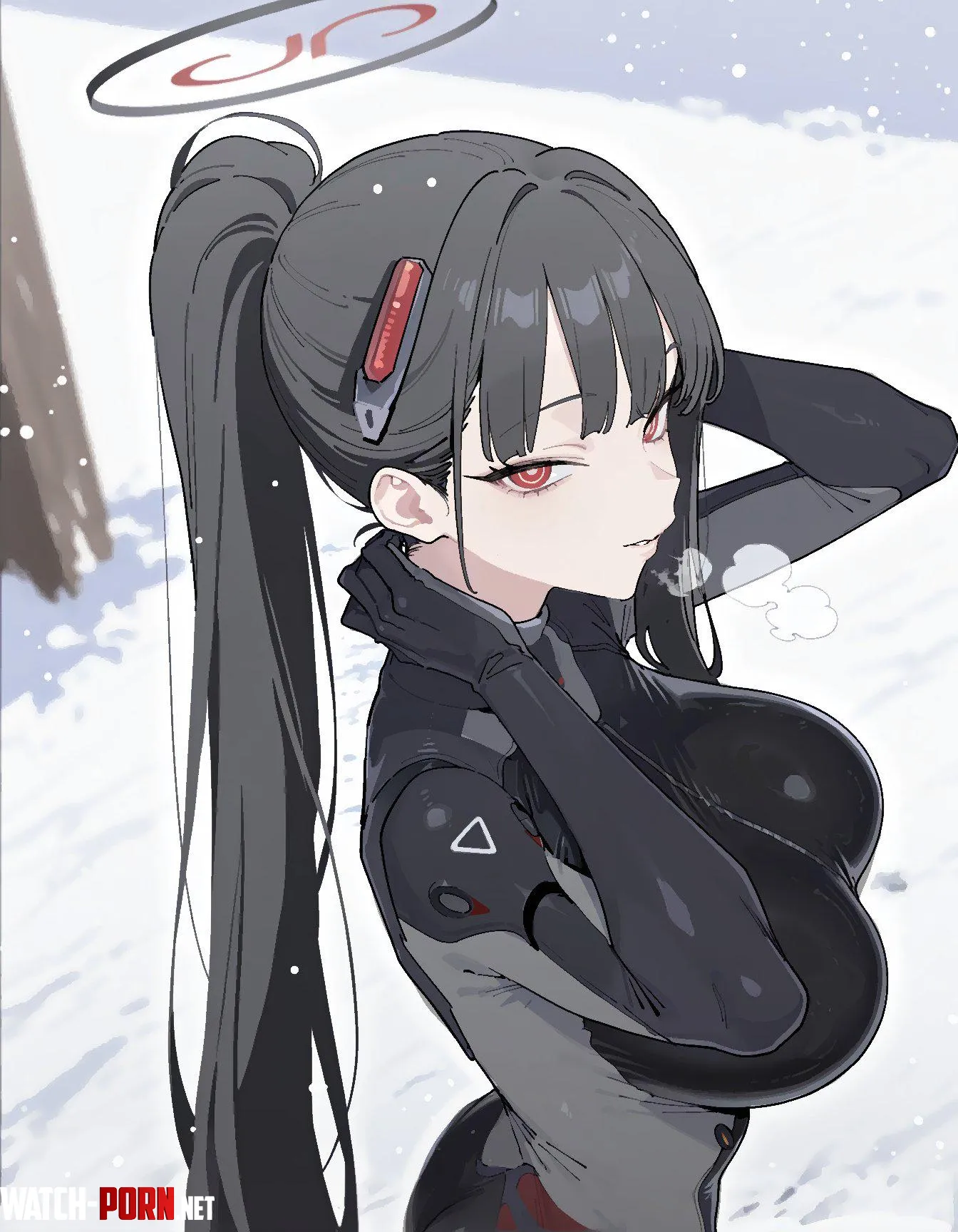 Rio in the Snow [Blue Archive] by WoolsonDaSheep