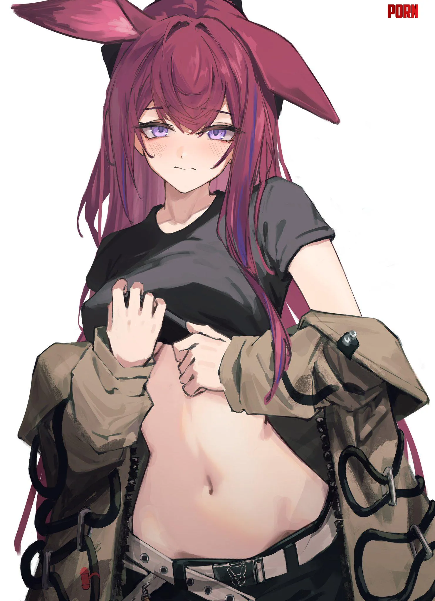 Ray's midriff [Arknights] by marxsander2016