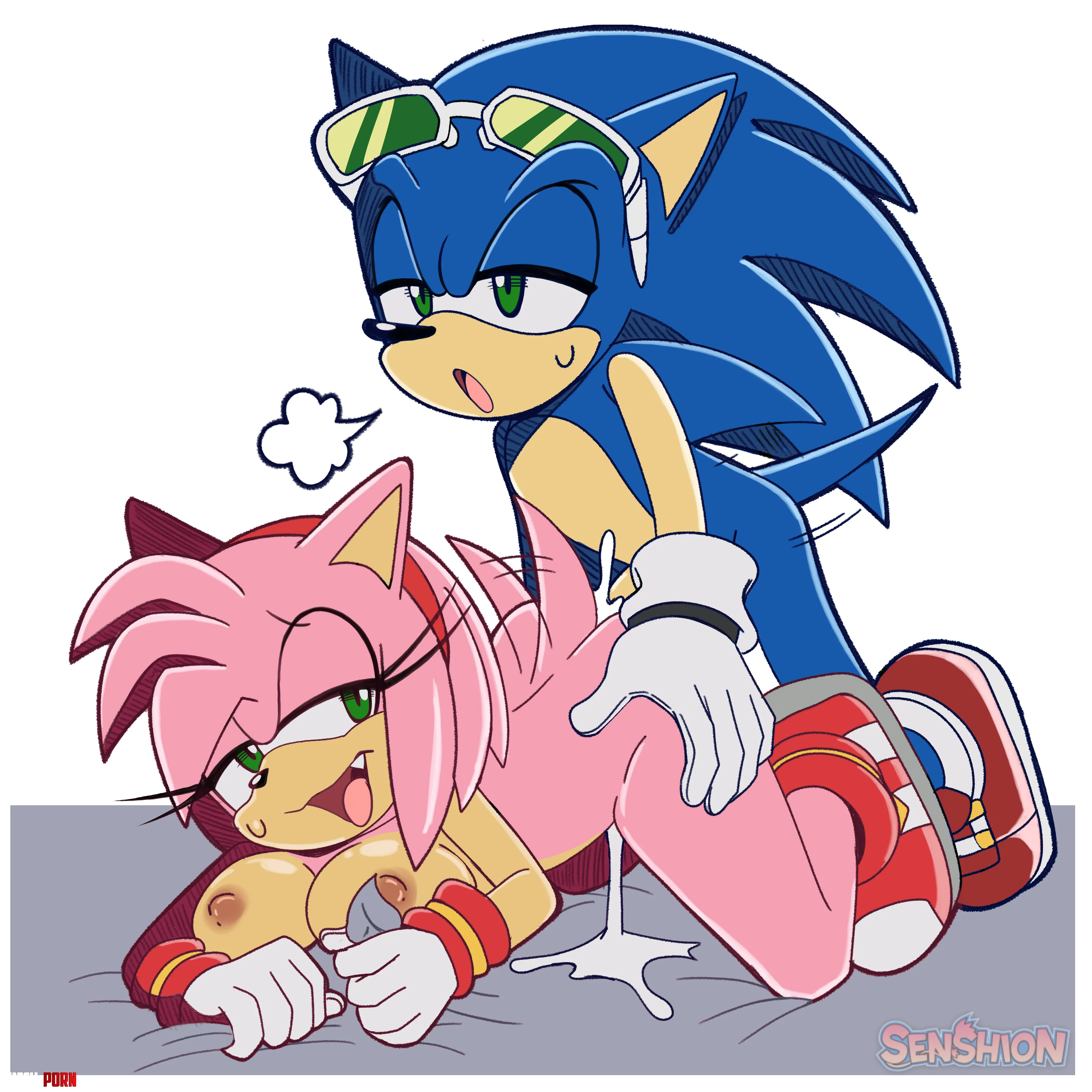 Sonic filling Amy's tight pussy [Senshion] by CalloftheWild69