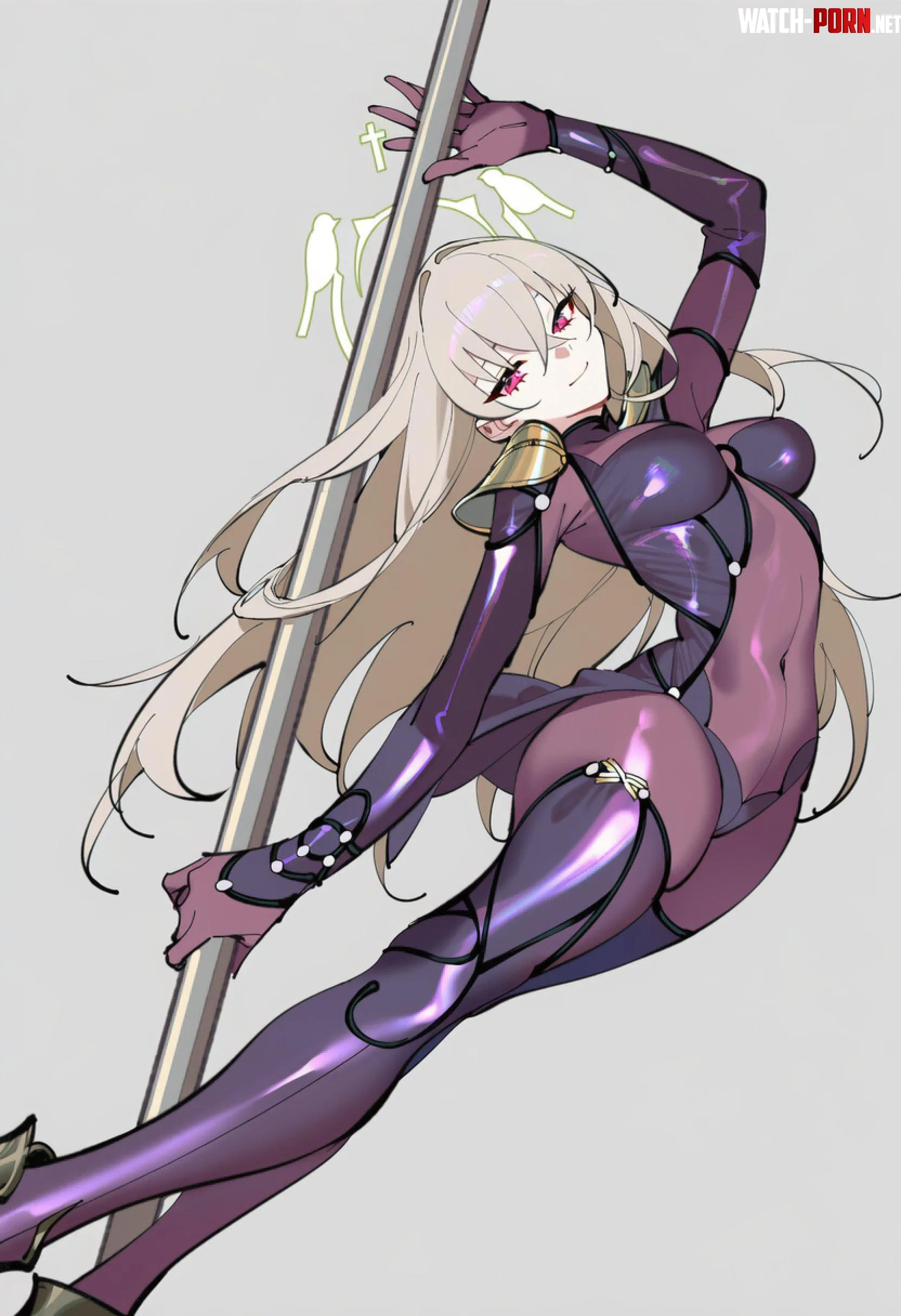 Sakurako in Scathach's Bodysuit [Blue Archive & FGO] by WoolsonDaSheep