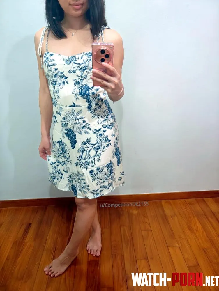 Feeling innocent in a simple sundress by CompetitionOk2155