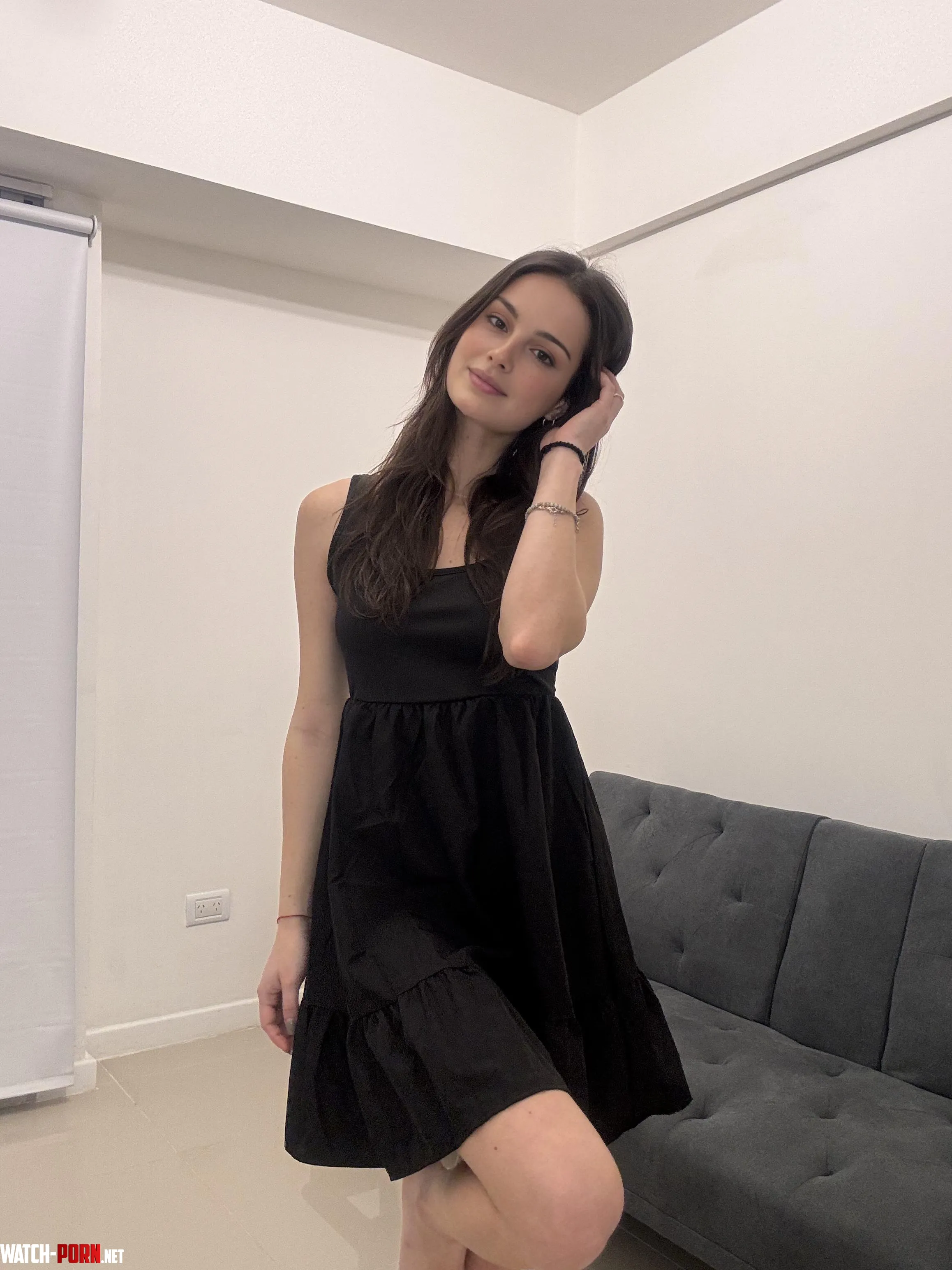 Feeling so sexy in black dress by KissAndCursed